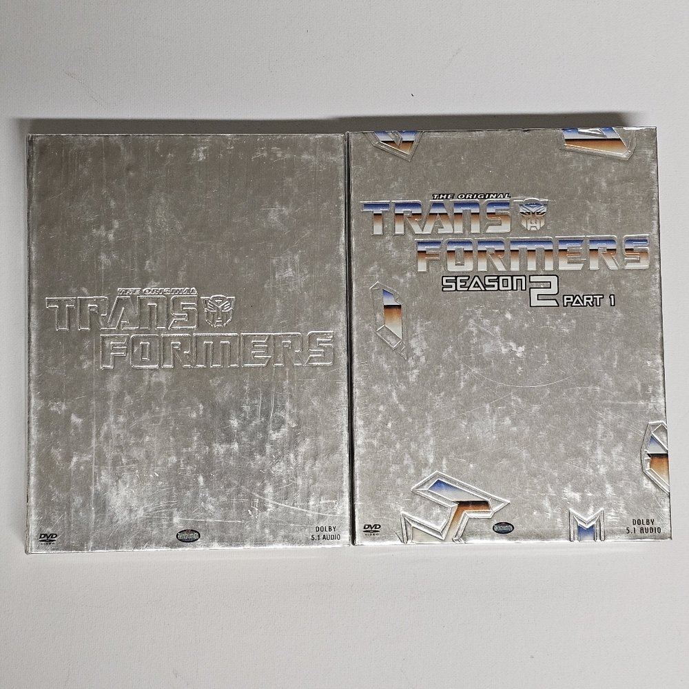 The Original Transformers Season 1 & 2 Part 1 G1 DVD Rhino Gatefold Pop-Up Box